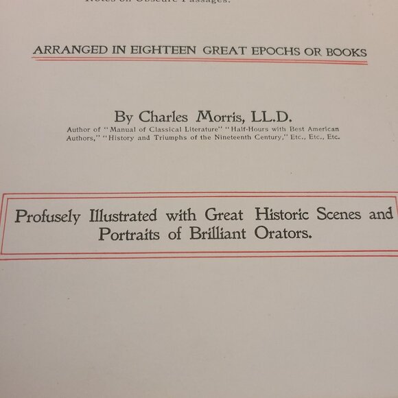 Famous Orators of the World & Their Best Orations - 1902 - Picture 14 of 15